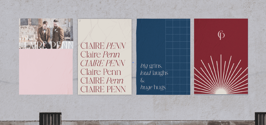 Wedding business logo design